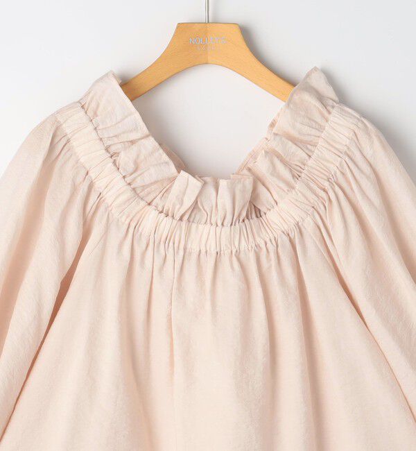 NOLLEY'S sophi「ウォッシャブルシアーシルクワッシャーオフショルブラウス」|シャツ・ブラウス|