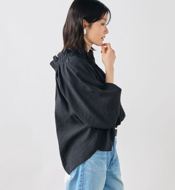 NOLLEY'S sophi「ウォッシャブルシアーシルクワッシャーオフショルブラウス」|シャツ・ブラウス|