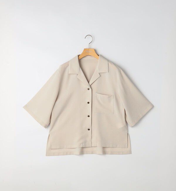 NOLLEY'S sophi「《セットアップ対応》ウォッシャブルエアリージョーゼットショートシャツ」|シャツ・ブラウス|