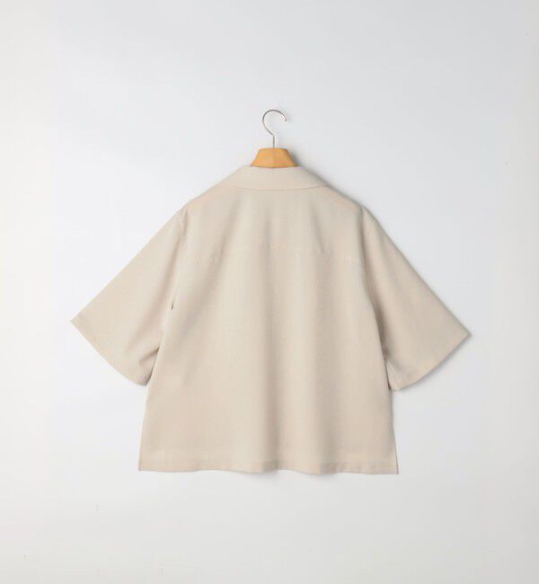 NOLLEY'S sophi「《セットアップ対応》ウォッシャブルエアリージョーゼットショートシャツ」|シャツ・ブラウス|