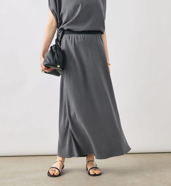 NOLLEY'S「【WEB限定】《セットアップ対応》ウォッシャブルサンドウォッシュナロスカート」|スカート|