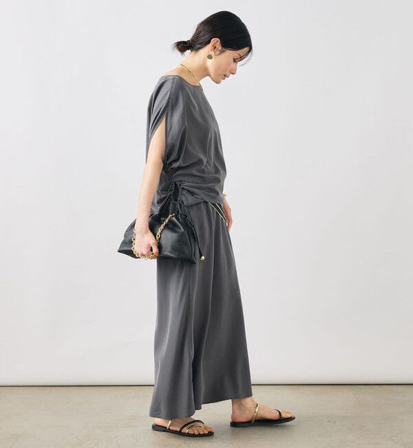 NOLLEY'S「【WEB限定】《セットアップ対応》ウォッシャブルサンドウォッシュナロスカート」|スカート|