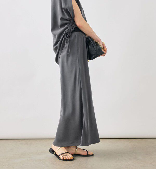 NOLLEY'S「【WEB限定】《セットアップ対応》ウォッシャブルサンドウォッシュナロスカート」|スカート|