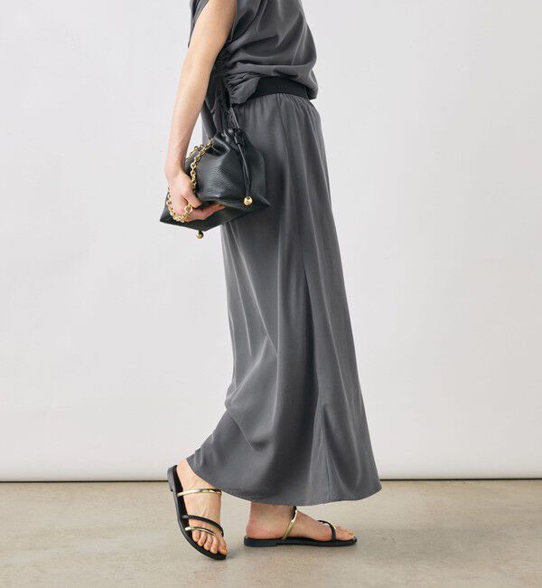 NOLLEY'S「【WEB限定】《セットアップ対応》ウォッシャブルサンドウォッシュナロスカート」|スカート|