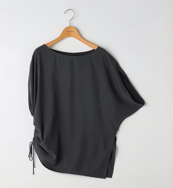 NOLLEY'S「【WEB限定】《セットアップ対応》ウォッシャブルサンドウォッシュアシメブラウス」|シャツ・ブラウス|