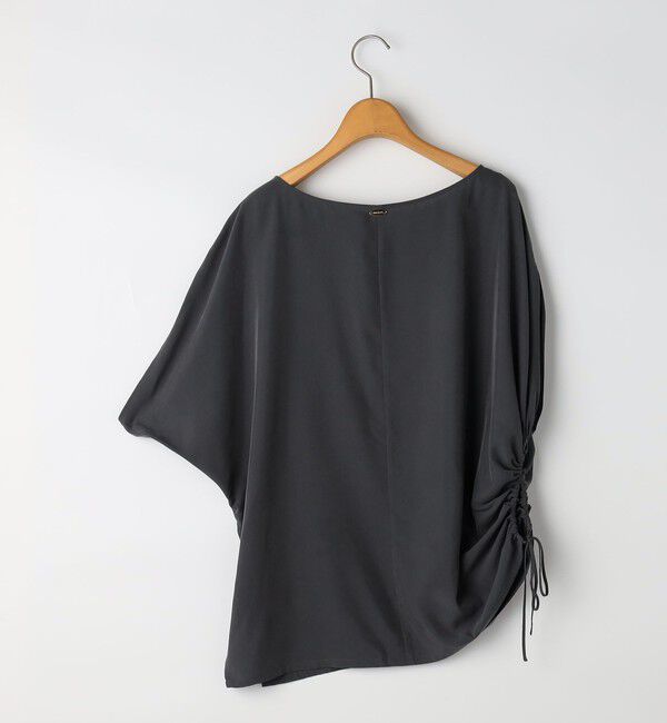 NOLLEY'S「【WEB限定】《セットアップ対応》ウォッシャブルサンドウォッシュアシメブラウス」|シャツ・ブラウス|