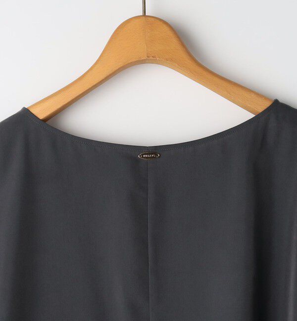 NOLLEY'S「【WEB限定】《セットアップ対応》ウォッシャブルサンドウォッシュアシメブラウス」|シャツ・ブラウス|