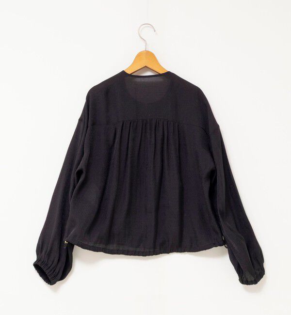 NOLLEY'S「ウォッシャブルシアージップアップブルゾン」|ブルゾン・スタジャン|