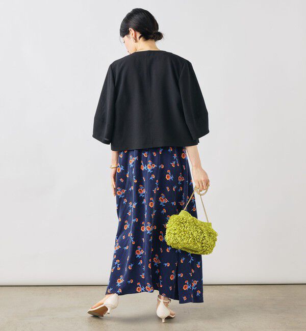 NOLLEY'S「ウォッシャブルスカーレット柄ワンピース」|ワンピース|