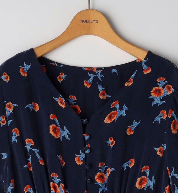 NOLLEY'S「ウォッシャブルスカーレット柄ワンピース」|ワンピース|