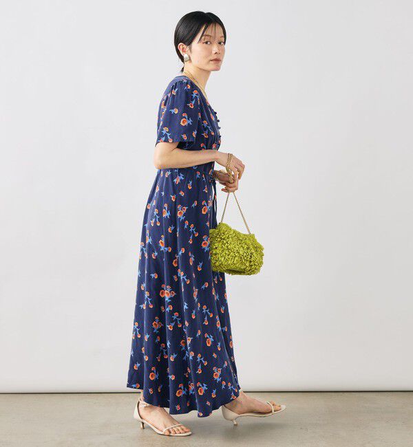 NOLLEY'S「ウォッシャブルスカーレット柄ワンピース」|ワンピース|