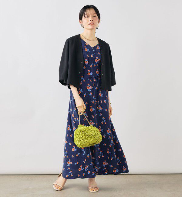 NOLLEY'S「ウォッシャブルスカーレット柄ワンピース」|ワンピース|