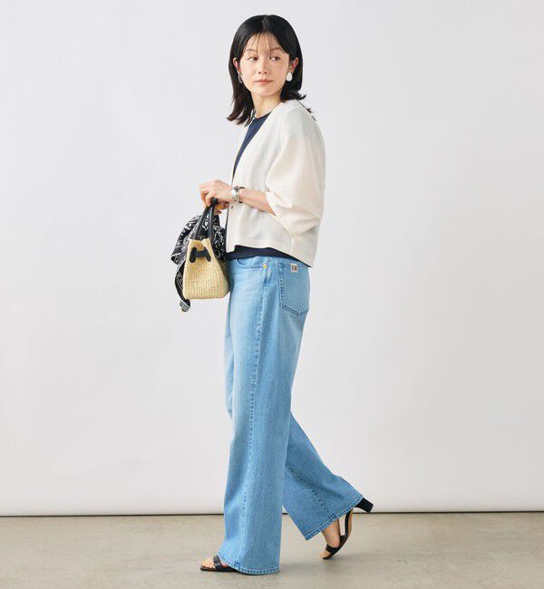 NOLLEY'S「ウォッシャブルヴィンテージメッシュカーディガン」|ブルゾン・スタジャン|