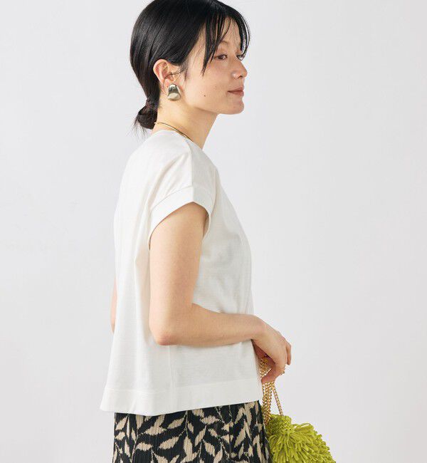 NOLLEY'S「ウォッシャブルワイドノースリーブTシャツ」|Tシャツ・カットソー|