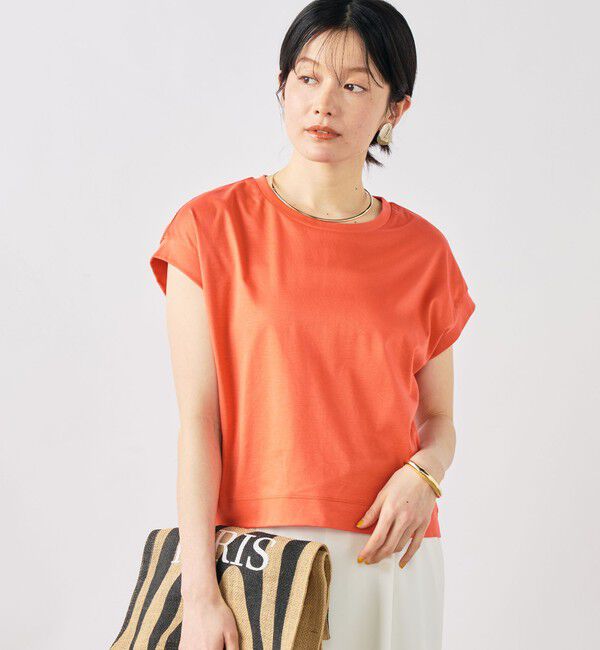 NOLLEY'S「ウォッシャブルワイドノースリーブTシャツ」|Tシャツ・カットソー|