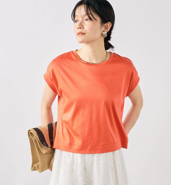 NOLLEY'S「ウォッシャブルワイドノースリーブTシャツ」|Tシャツ・カットソー|