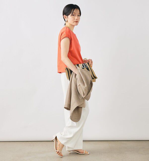 NOLLEY'S「ウォッシャブルワイドノースリーブTシャツ」|Tシャツ・カットソー|