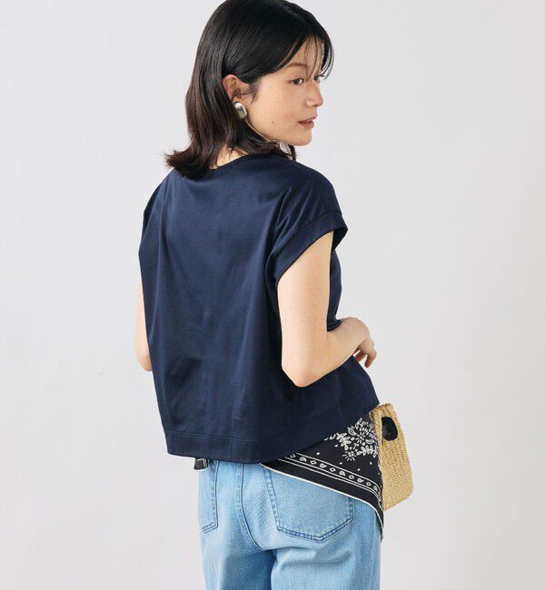 NOLLEY'S「ウォッシャブルワイドノースリーブTシャツ」|Tシャツ・カットソー|