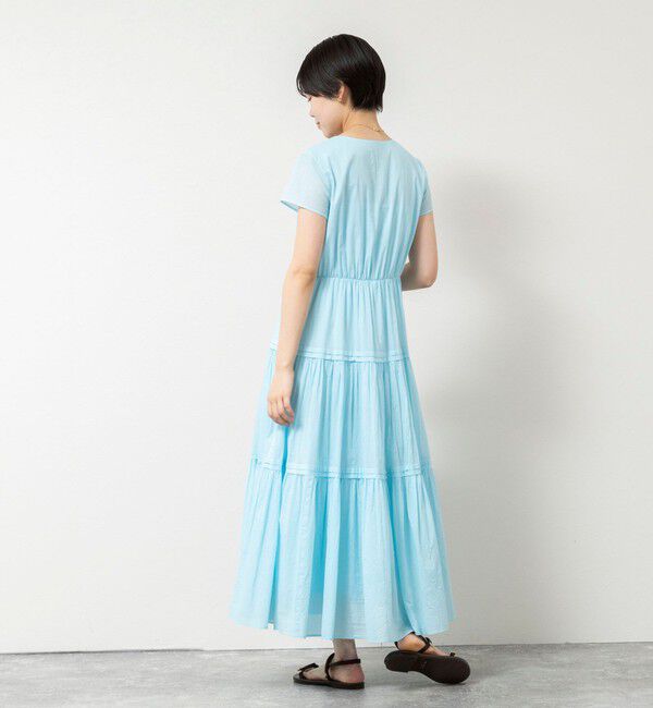 NOLLEY'S sophi「ウォッシャブルコットンティアードマキシワンピース」|ワンピース|