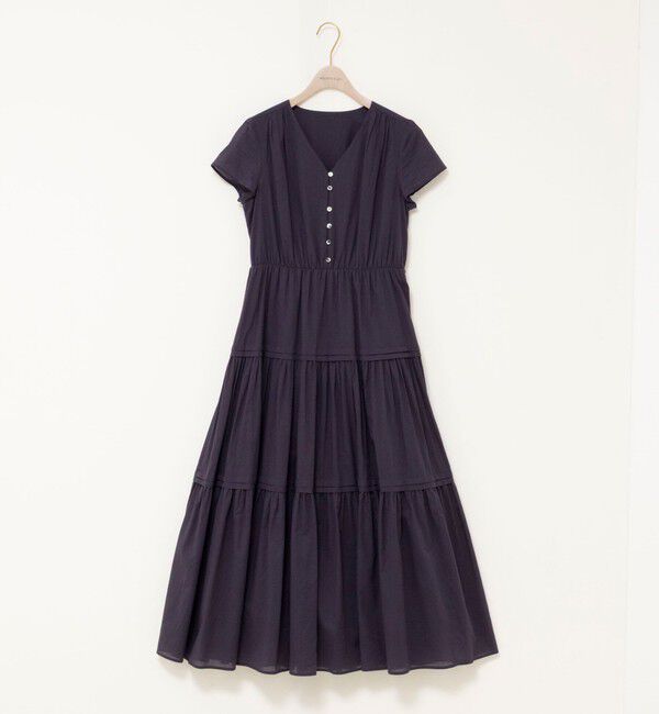NOLLEY'S sophi「ウォッシャブルコットンティアードマキシワンピース」|ワンピース|