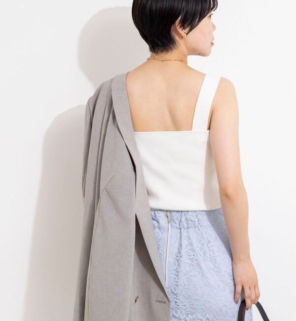 NOLLEY'S sophi「《手洗い可能》総針ニットキャミ」|ニット・セーター|