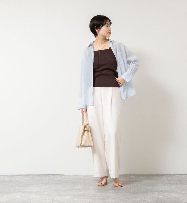 NOLLEY'S sophi「《手洗い可能》総針ニットキャミ」|ニット・セーター|