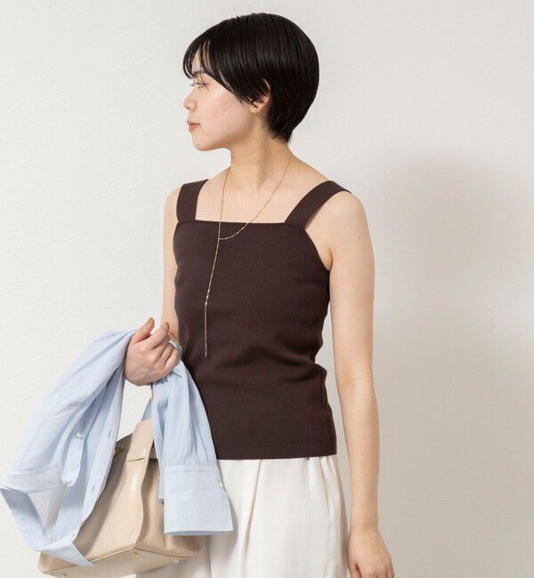 NOLLEY'S sophi「《手洗い可能》総針ニットキャミ」|ニット・セーター|