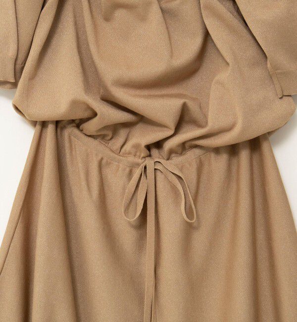 NOLLEY'S「《手洗い可能》ブラウジングフレアニットワンピース」|ワンピース|