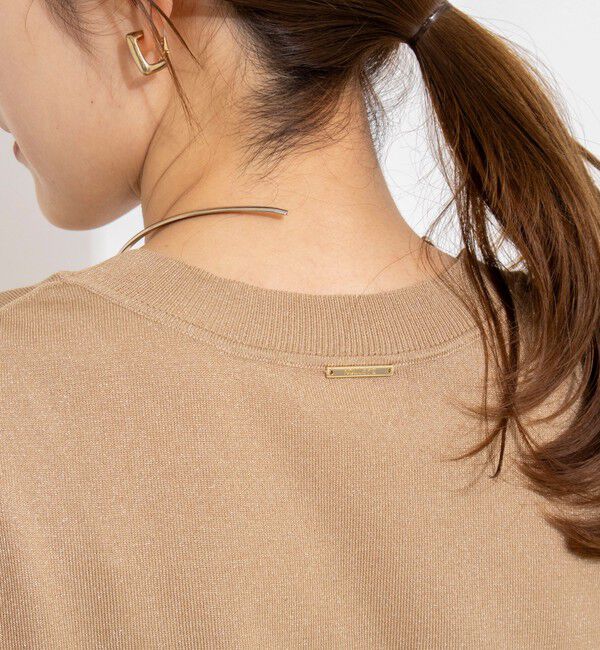 NOLLEY'S「《手洗い可能》ブラウジングフレアニットワンピース」|ワンピース|