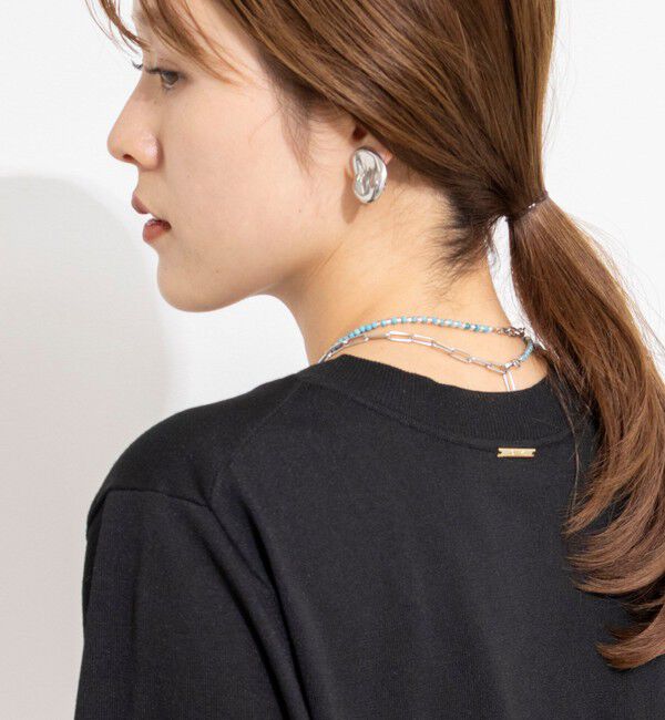 NOLLEY'S「《手洗い可能》ブラウジングフレアニットワンピース」|ワンピース|