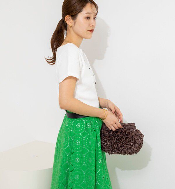 NOLLEY'S「ウォッシャブルスリット2WAYプルオーバー」|Tシャツ・カットソー|