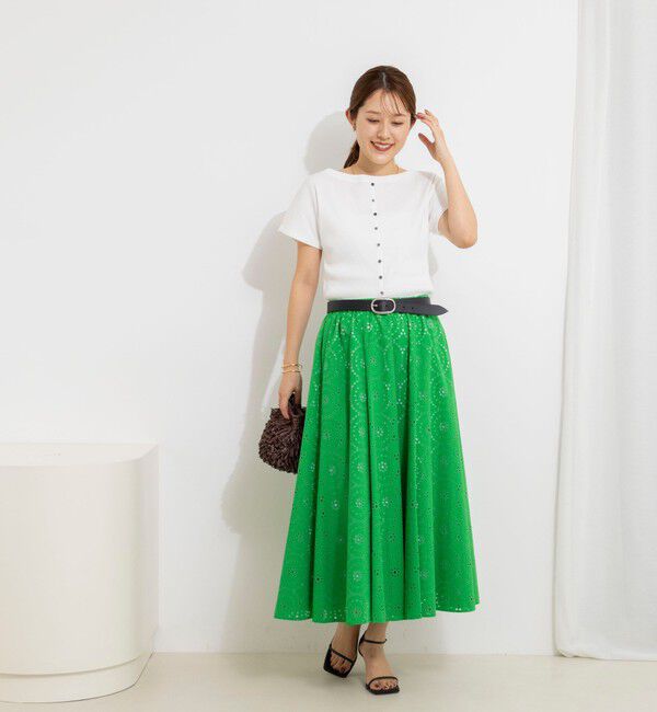 NOLLEY'S「ウォッシャブルスリット2WAYプルオーバー」|Tシャツ・カットソー|