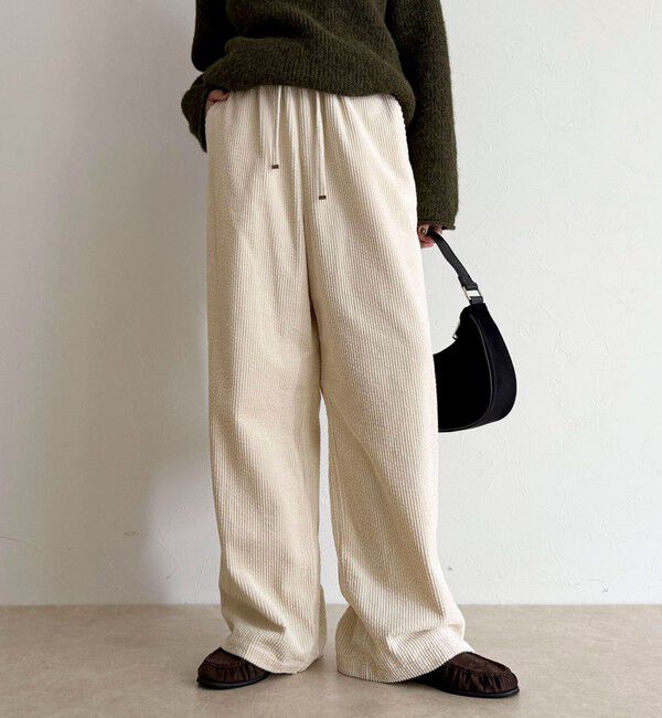 fredy emue「コーデュロイドロストイージーパンツ」|チノ|