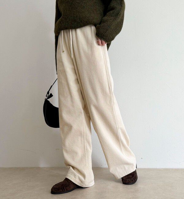 fredy emue「コーデュロイドロストイージーパンツ」|チノ|