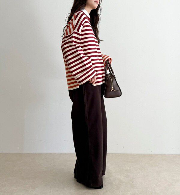 fredy emue「【GEVACO/ゲバコ】ボーダーニットプルオーバー」|ニット・セーター|