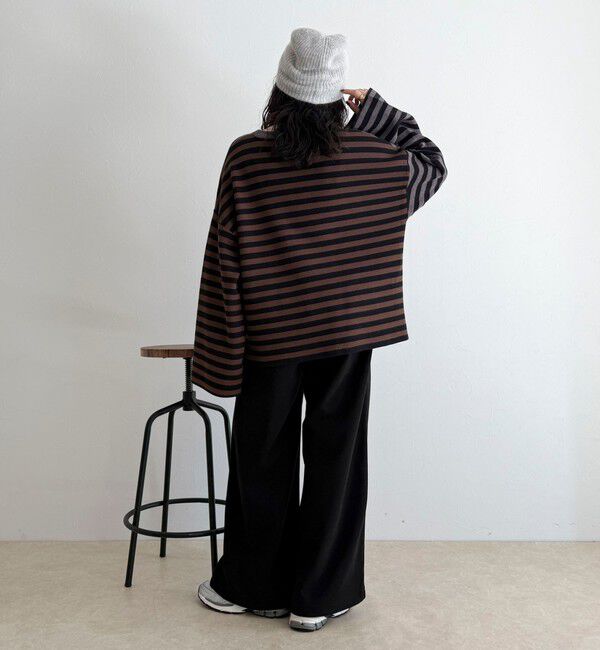 fredy emue「【GEVACO/ゲバコ】ボーダーニットプルオーバー」|ニット・セーター|