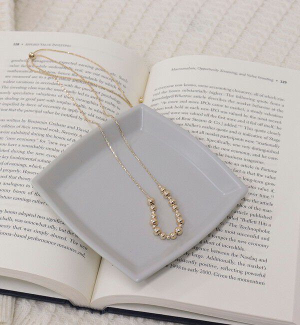 fredy emue「ボールメタルトップアジャストネックレス」|ネックレス|ゴールド