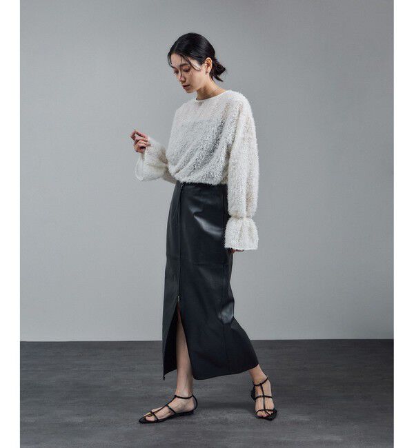 SALON adam et rope'「【WEB限定】2WAYレイユールジャガードブラウス」|シャツ・ブラウス|