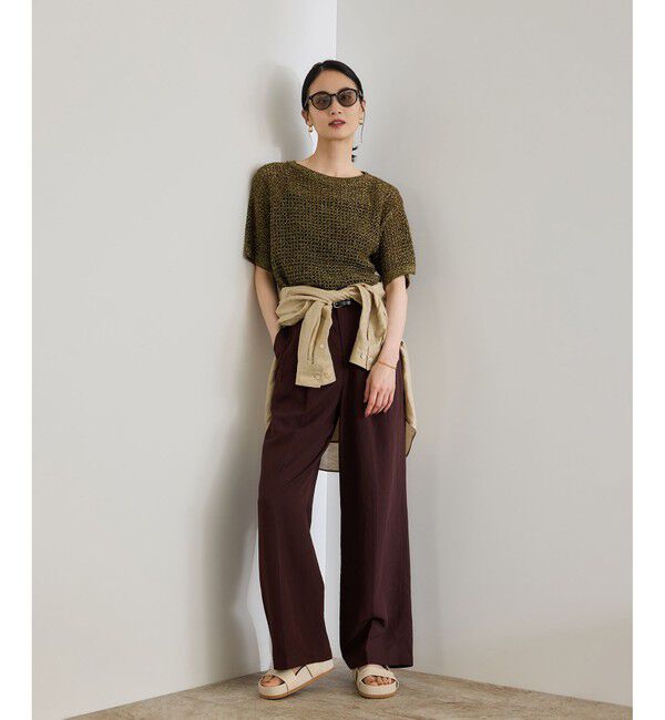 ROPE「ラメメッシュプルオーバー/セットアップ対応」|ニット・セーター|