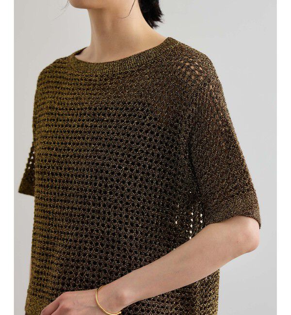 ROPE「ラメメッシュプルオーバー/セットアップ対応」|ニット・セーター|