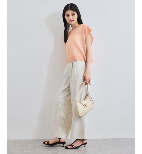 VIS「ドライタッチシアーニットトップス」|ニット・セーター|