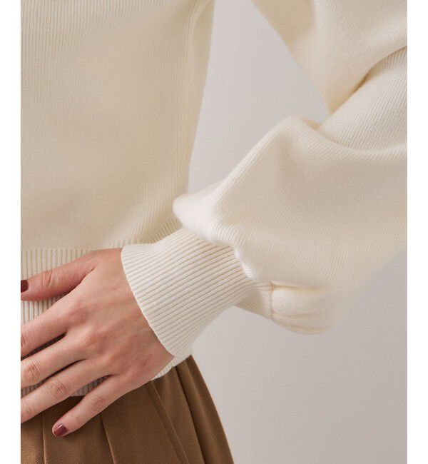 VIS「ニットリボン付きプルオーバー」|ニット・セーター|