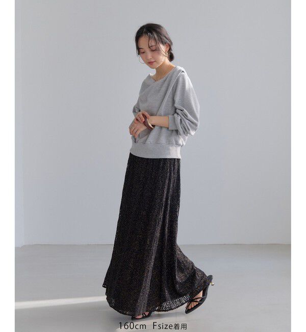 VIS「ドレープスウェットプルオーバー」|スウェット・ジャージ|