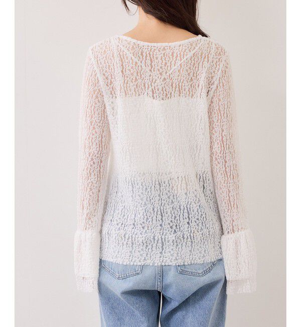 VIS「フレアスリーブレーストップス」|Tシャツ・カットソー|