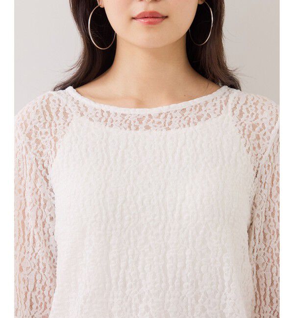 VIS「フレアスリーブレーストップス」|Tシャツ・カットソー|