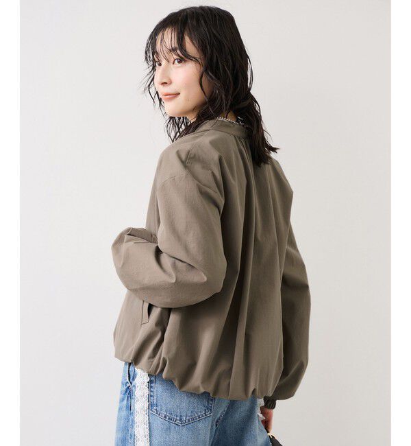 VIS「ボリュームバルーンブルゾン/UVケア・イージーケア」|ブルゾン・スタジャン|