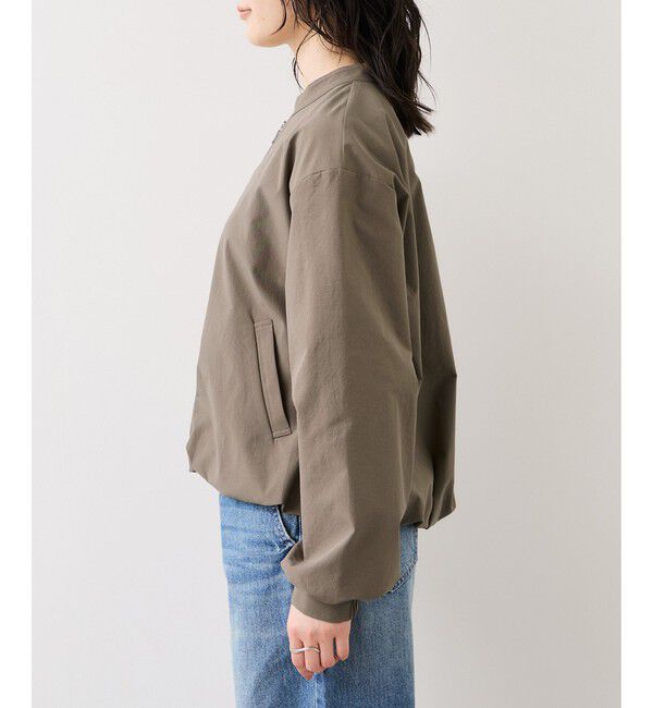 VIS「ボリュームバルーンブルゾン/UVケア・イージーケア」|ブルゾン・スタジャン|