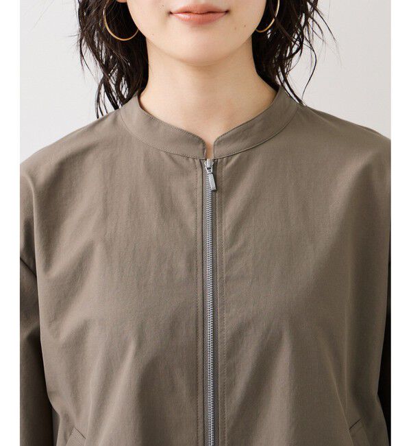 VIS「ボリュームバルーンブルゾン/UVケア・イージーケア」|ブルゾン・スタジャン|