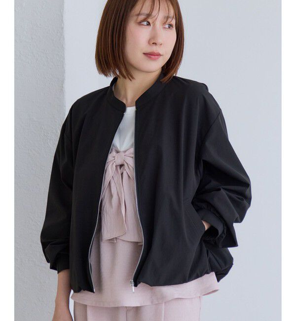 VIS「ボリュームバルーンブルゾン/UVケア・イージーケア」|ブルゾン・スタジャン|