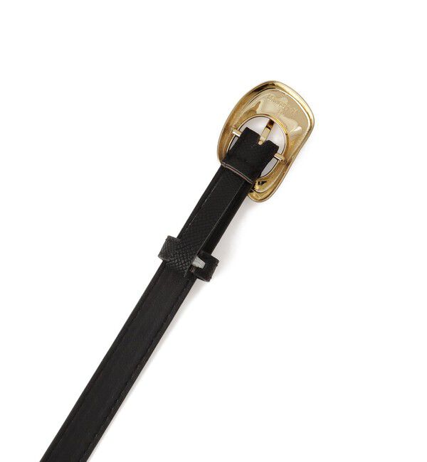 VIS「フラット18mm幅ニュアンス変形サークルバックルベルト/一部WEB限定カラー」|ベルト|